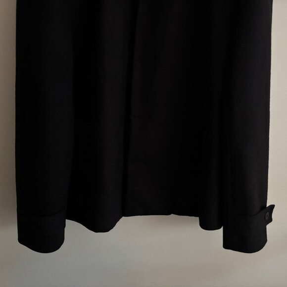 $495 Icebreaker Pure Plus 380 Merino Wool Button up Black Coat/ Jacket — Large - Picture 11 of 16